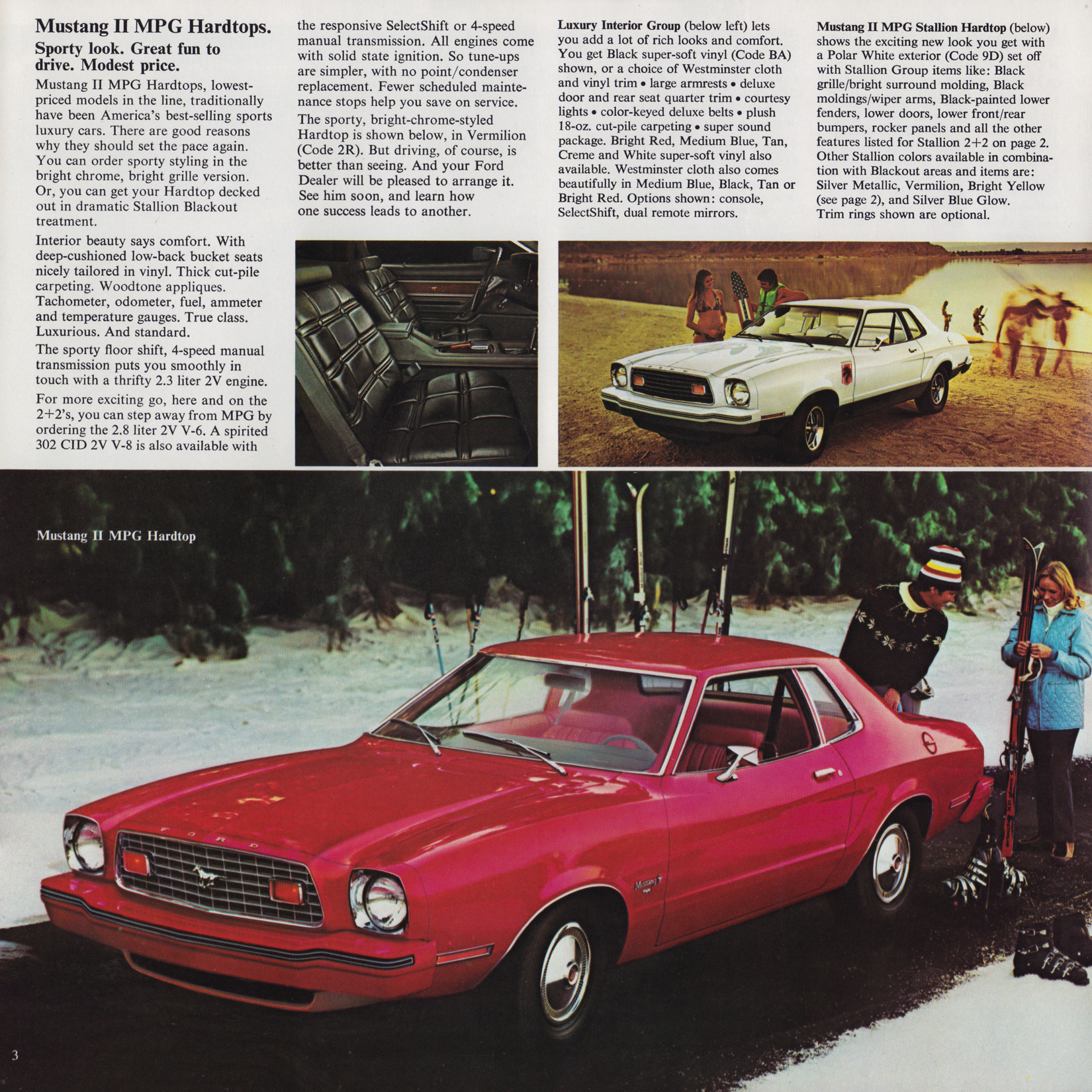 1976 Ford Mustang II Brochure Page 6